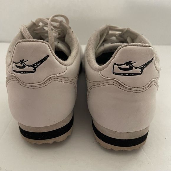 Nike Sneakers Mens 9M Classic Cortez X Nathan Bell White BV8165-100 Low Lace Up